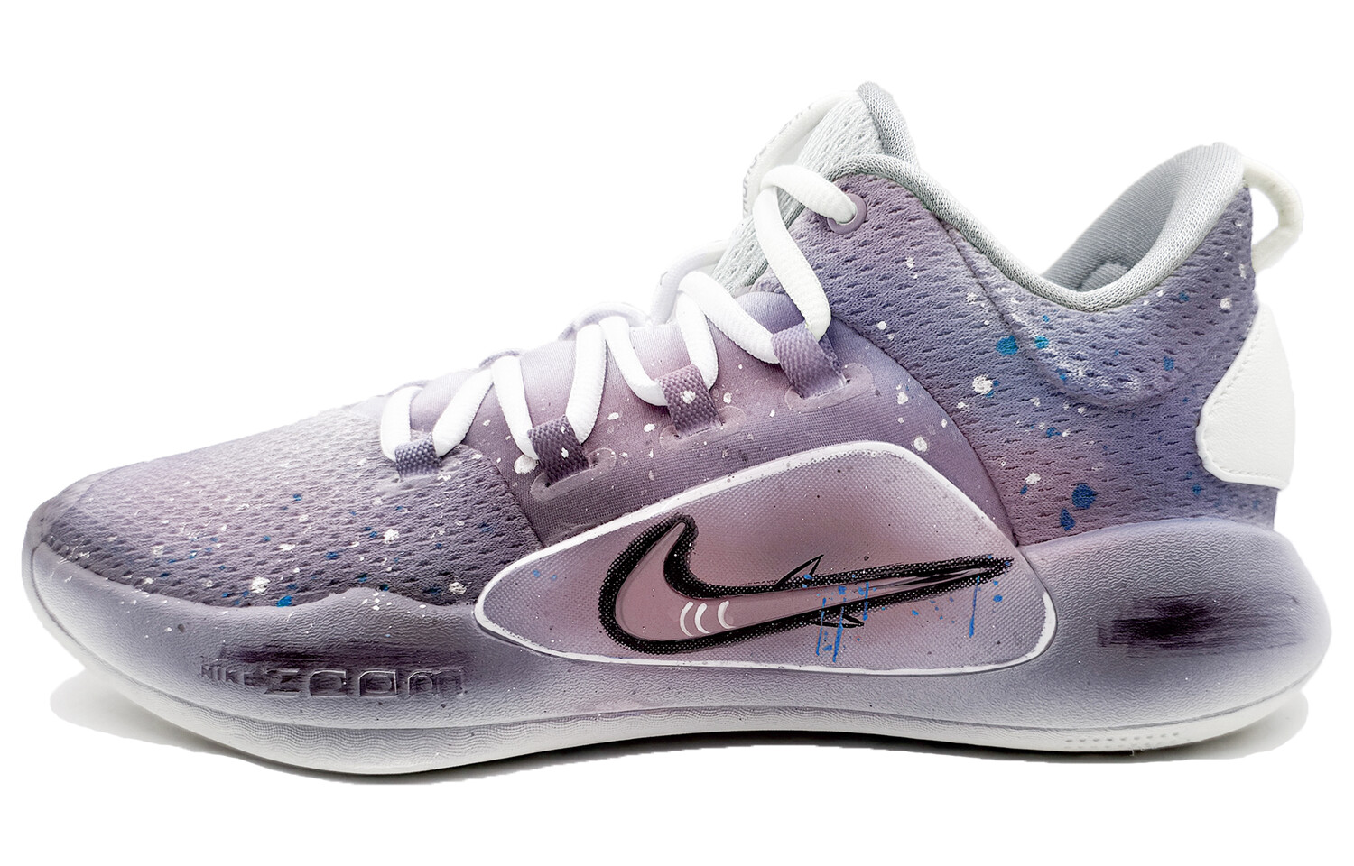 

Баскетбольные кроссовки Hyperdunk X мужские с низким верхом фиолетовые/розовые Nike