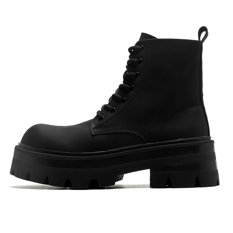 

Мужские черные ботинки Martin Boots Romon, Черный, Мужские черные ботинки Martin Boots Romon