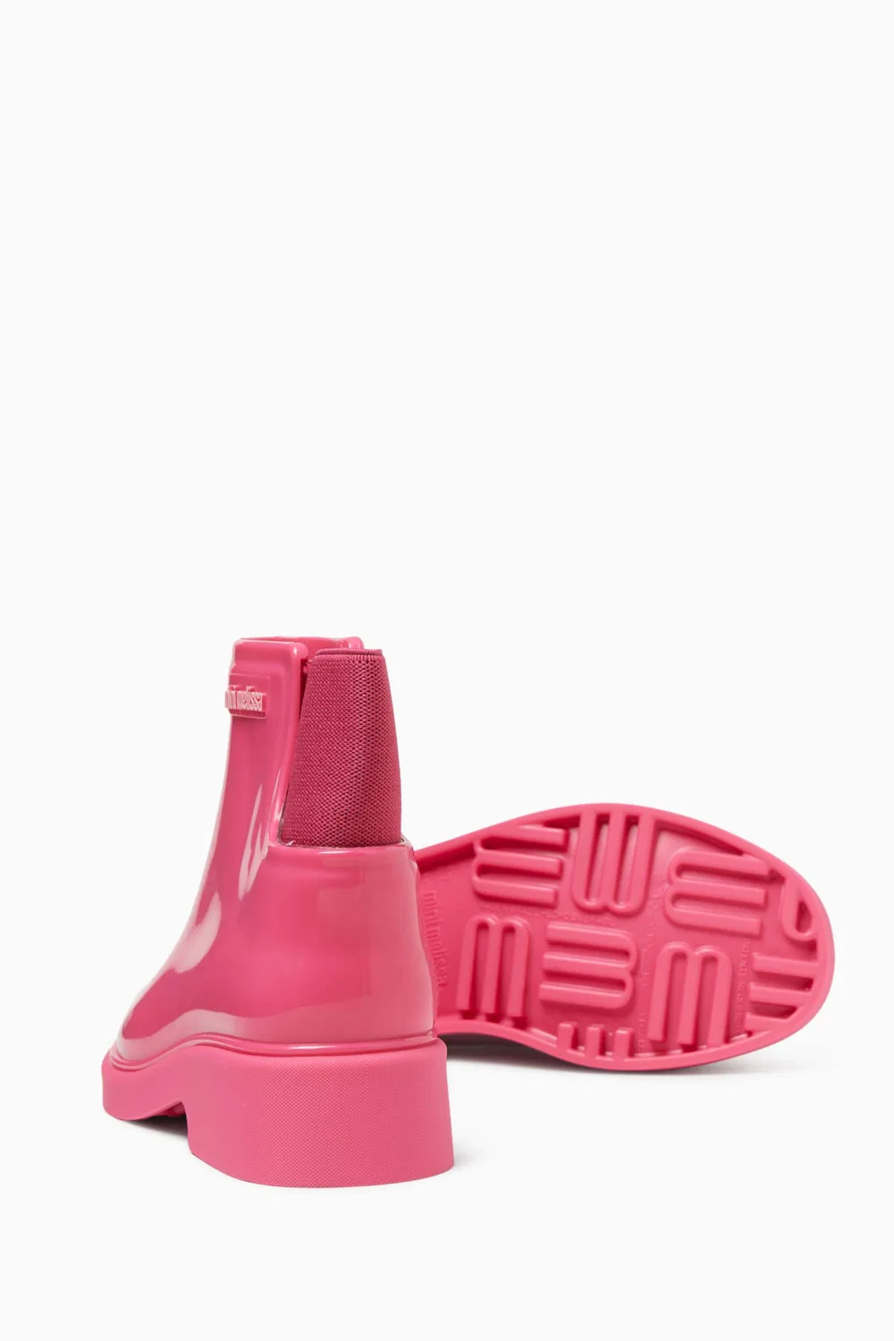 Ботинки на молнии Chelsea II Boots Mini Melissa, розовый — фото 3