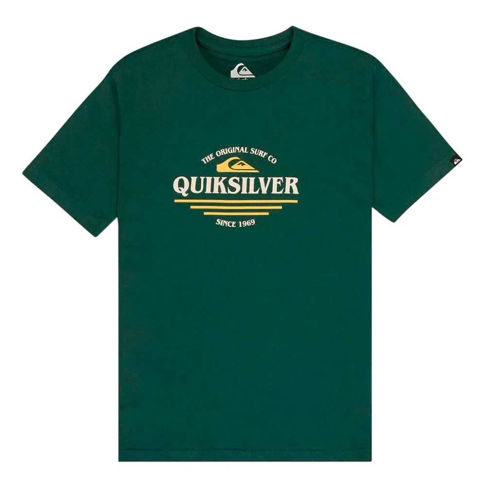 Футболка с коротким рукавом Ev Type Line Quiksilver, зеленый