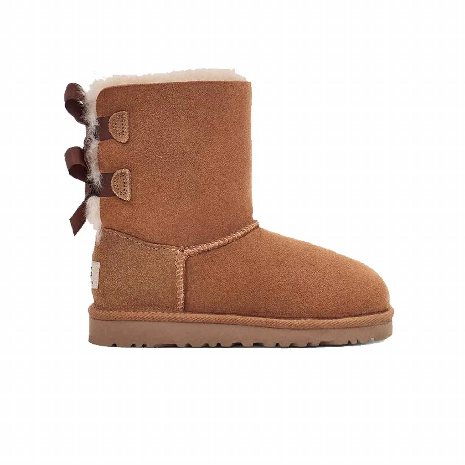 Детские зимние ботинки с бантами Bailey Bow II UGG, Chestnut