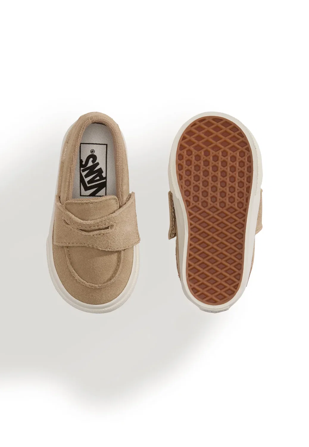 Лоферы 53.унисекс - детская обувь Vans, Light Beige — фото 3
