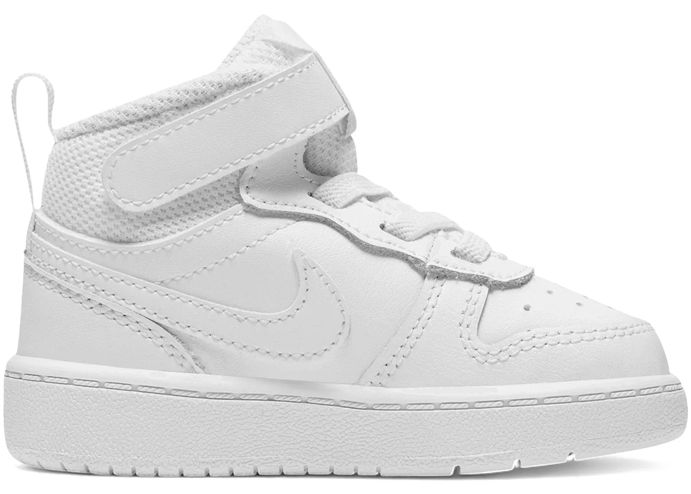 Детские кроссовки Lifestyle Nike Court Borough Mid 2, White/White/White