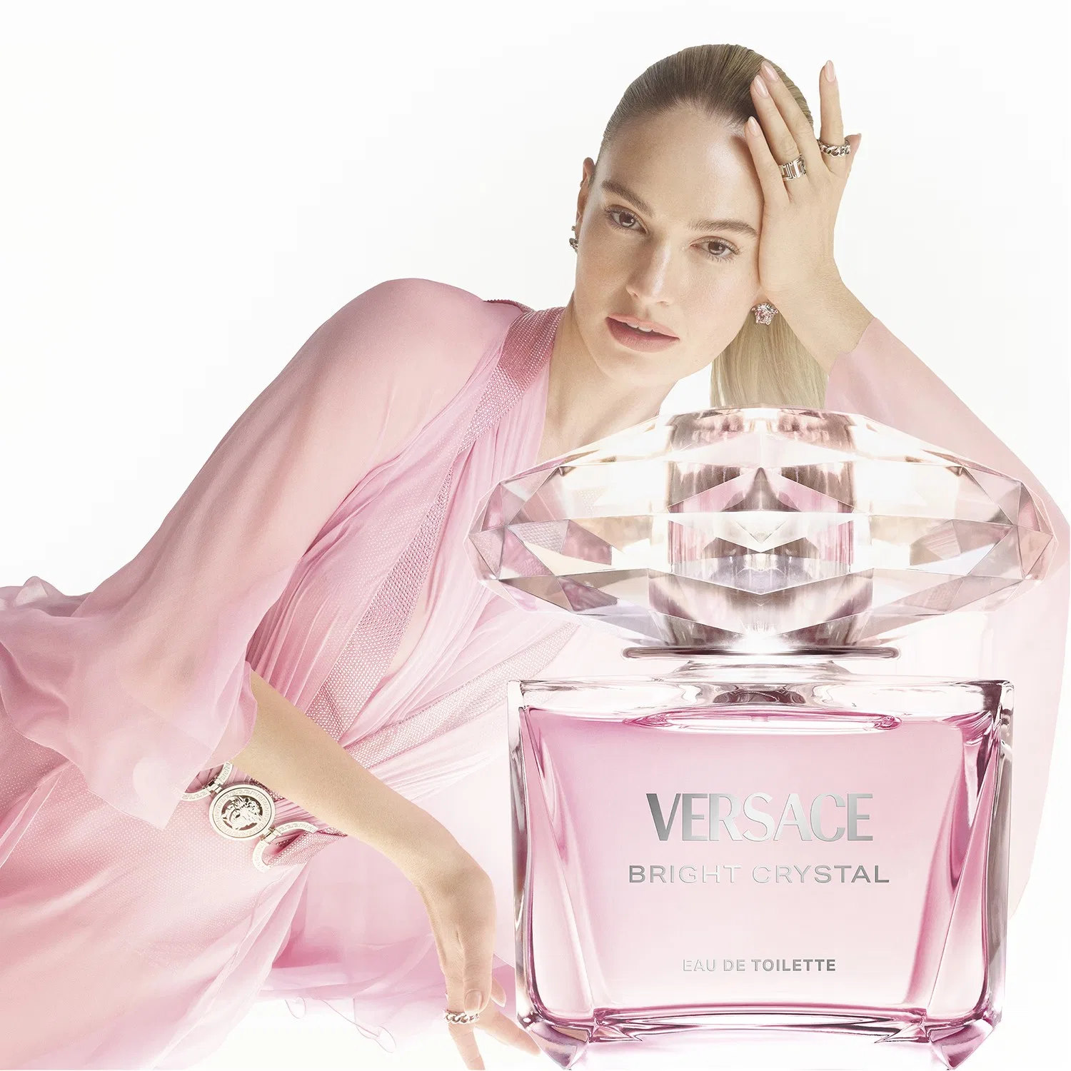 Парфюмерная вода VERSACE Bright Crystal, 50 мл, цветочный — фото 4