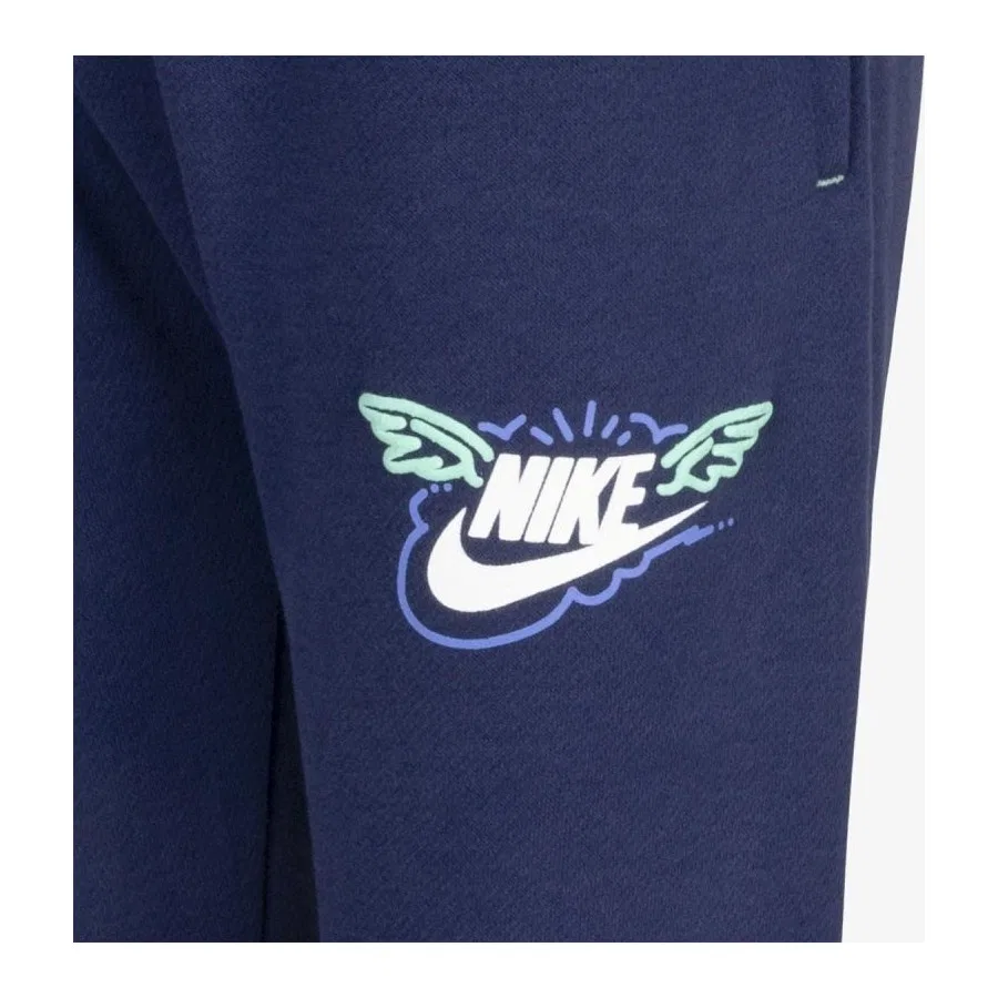 Спортивные штаны Nike B Nsw Art Of Play Ft Jogge, Синий — фото 3