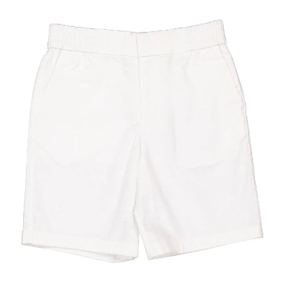 Шорты хлопковые Romeo EKD Burberry, White Ip Pattern