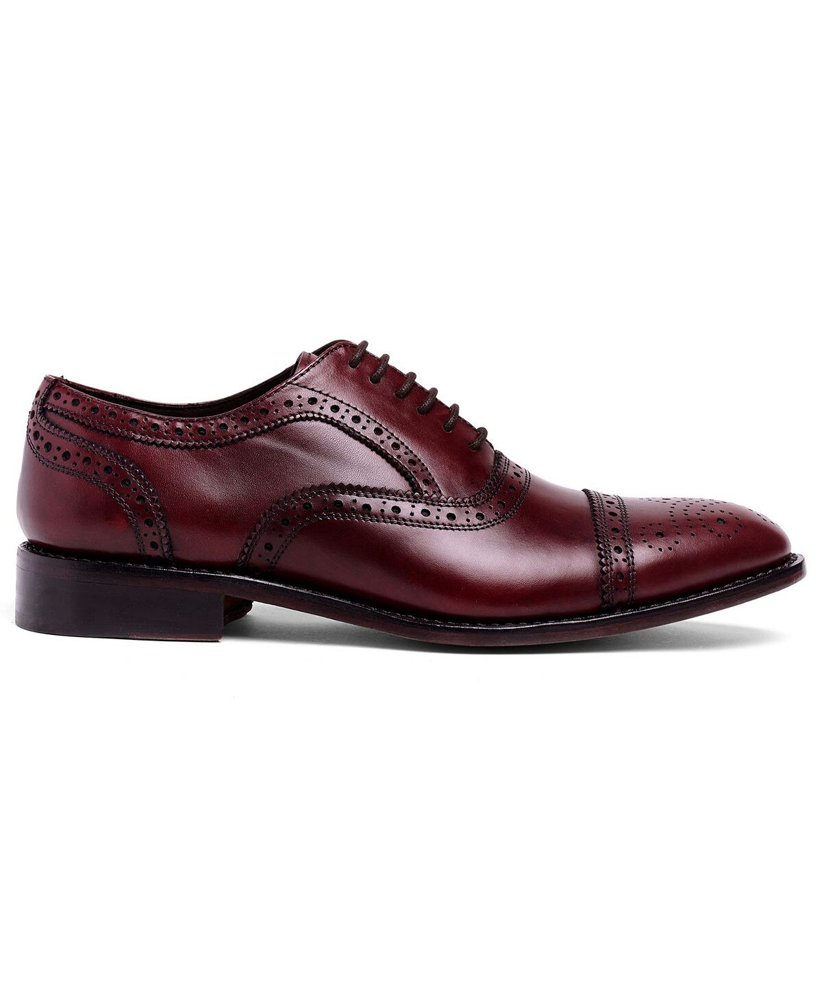 Мужские модельные туфли ford quarter brogue oxford на шнуровке Anthony Veer, красный — фото 3