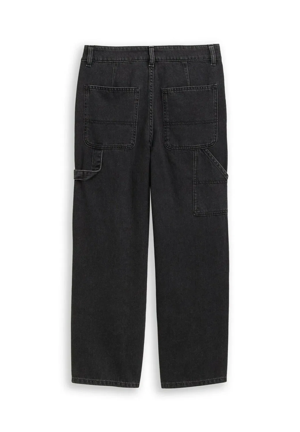 Свободные рабочие джинсы - джинсы свободного кроя Tom Tailor, Clean Dark Stone Grey Denim — фото 2