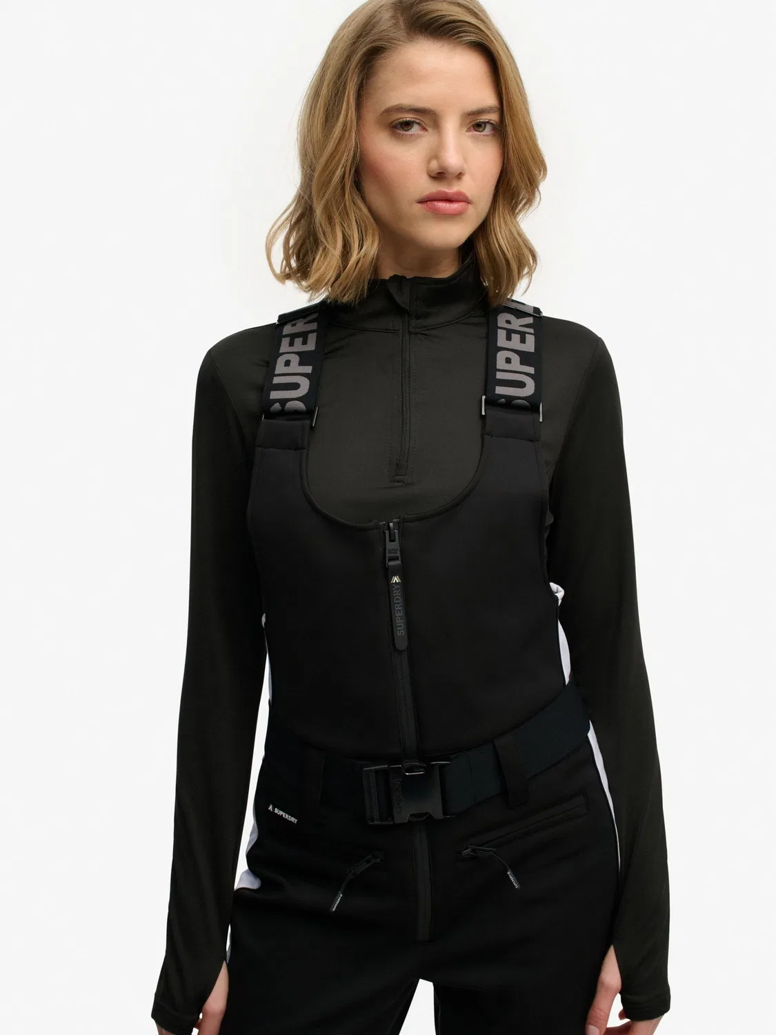 Комбинезон лыжный Luxe Ski Superdry, черный — фото 3