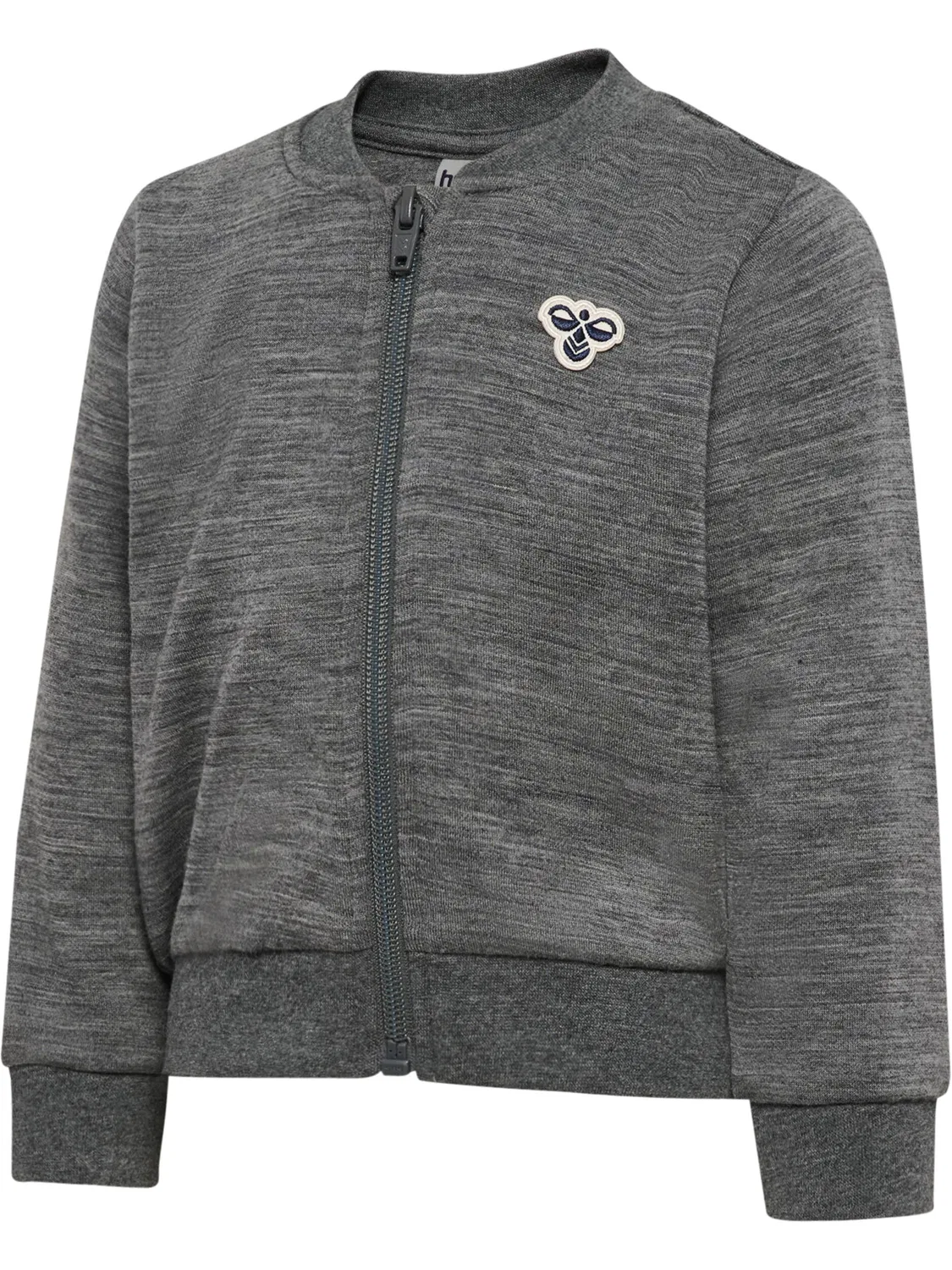 Детская куртка с молнией Hmlmini Wool Zip Jacket Bee Hummel, Asphaltgrau — фото 4