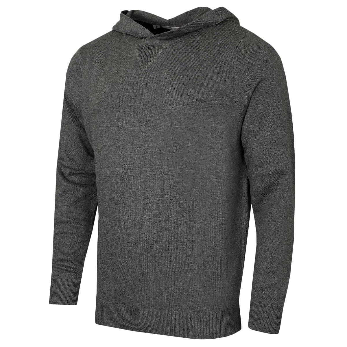 Мужской мягкий трикотажный худи Campus 2025 Calvin Klein, Grey Marl