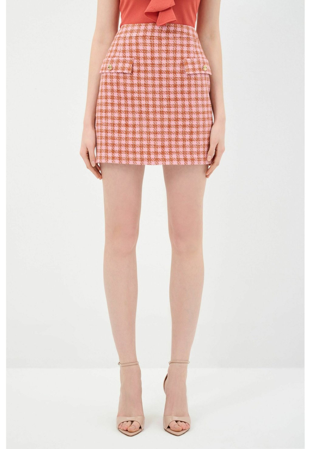 

Мини-юбка TWEED WITH POCKETS adL, розовый