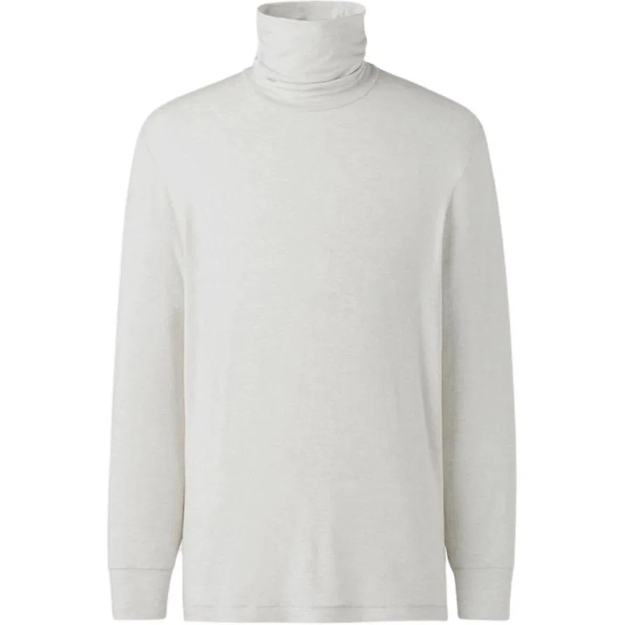 Мужская футболка с воротником-стойкой Light Beige UNIQLO, Light Beige