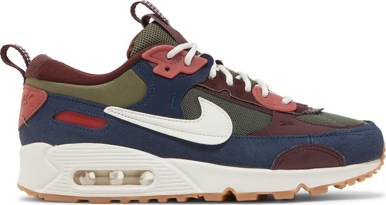 Кроссовки Nike Wmns Air Max 90 Futura 'Medium Olive Navy', зеленый - фото