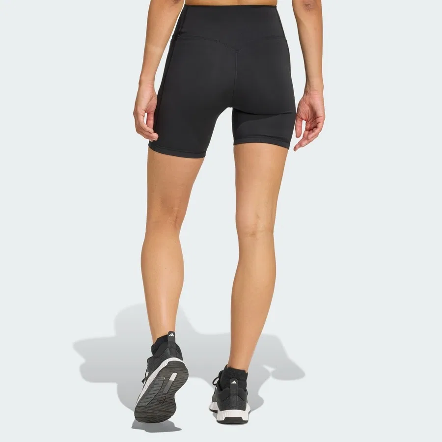 Леггинсы с высокой посадкой Performance KF1042 Optimé Short adidas, Черный — фото 2