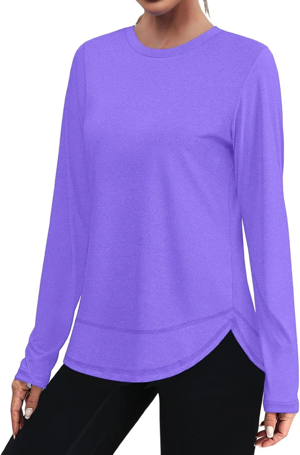 Женская солнцезащитная рубашка с длинным рукавом UPF 50+ Sun Shirt Women, Purple — фото 4
