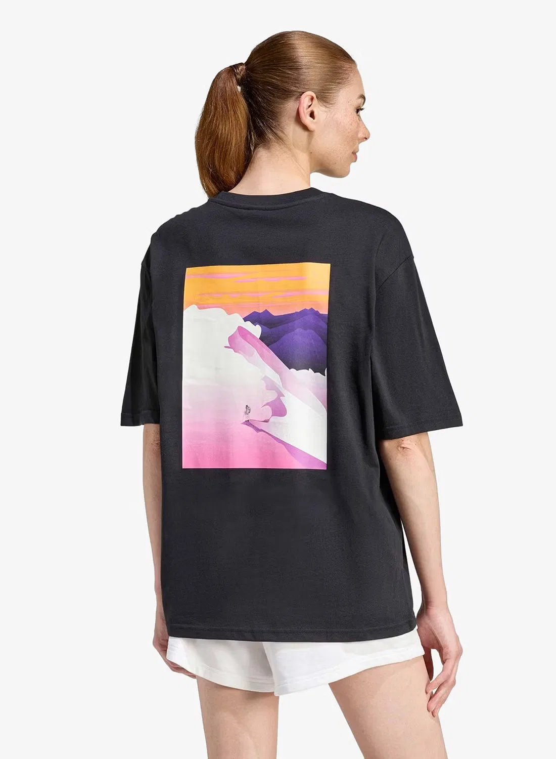 Футболка с принтом Outdoor Adventure Graphic Adidas, черный — фото 2