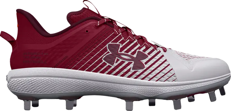 

Бутсы Under Armour Yard Low MT Cardinal, красный