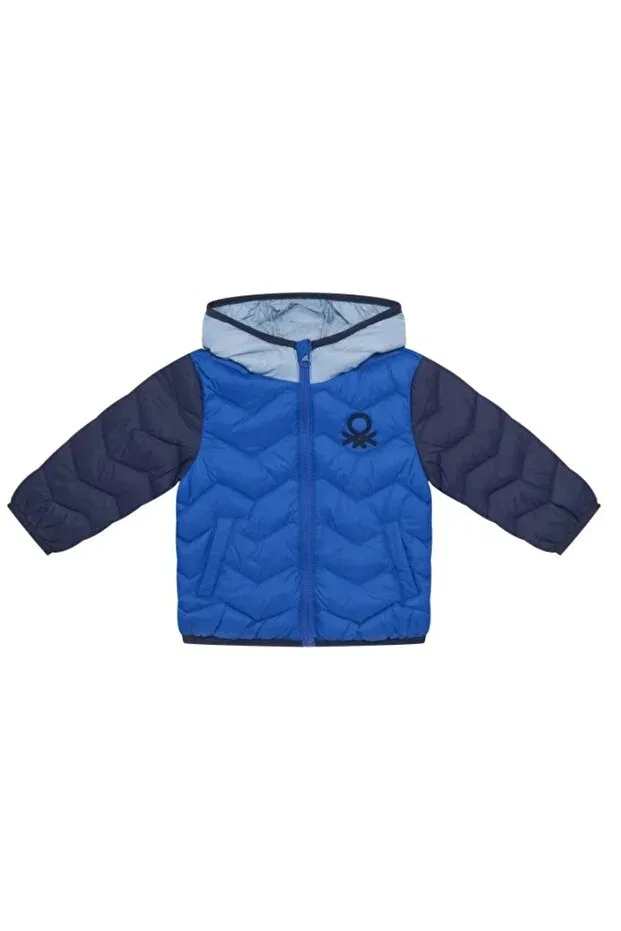 Детское зимнее пальто для мальчиков пуховое United Colors Of Benetton, Blue