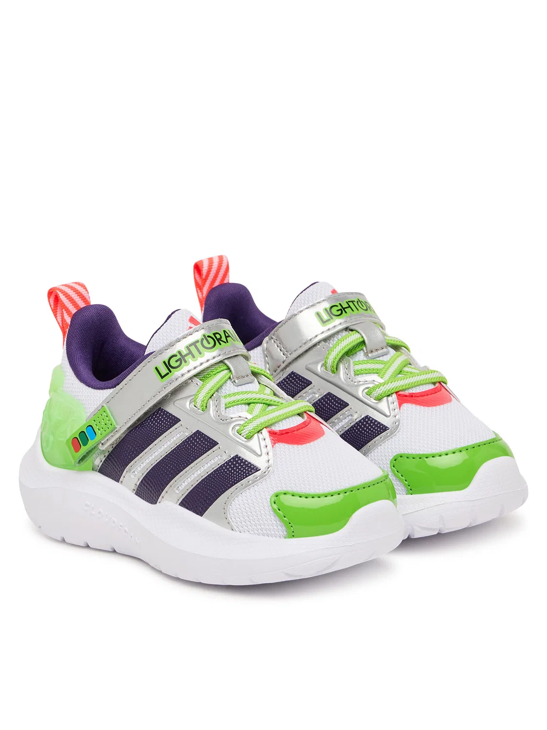 Кроссовки для мальчика Pixar Toy Story Lightorama Runner Shoes Infants Adidas, разноцветный — фото 2