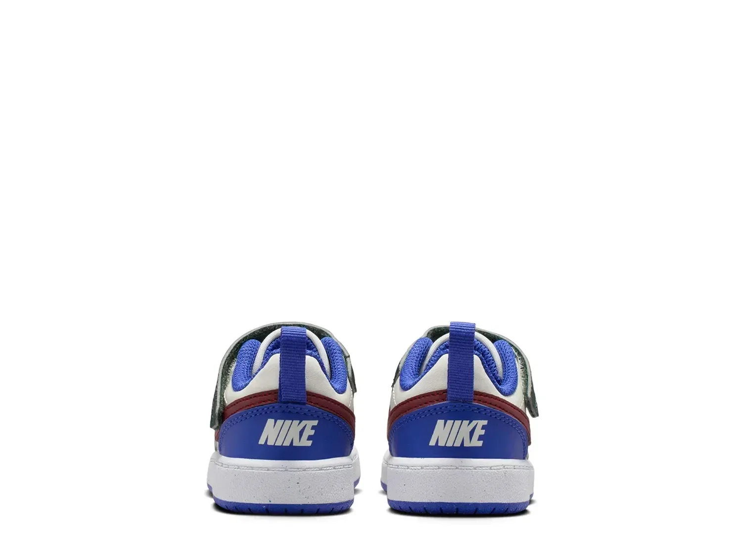 Кроссовки детские Court Borough Low Recraft, Nike, белый/синий/зеленый — фото 2