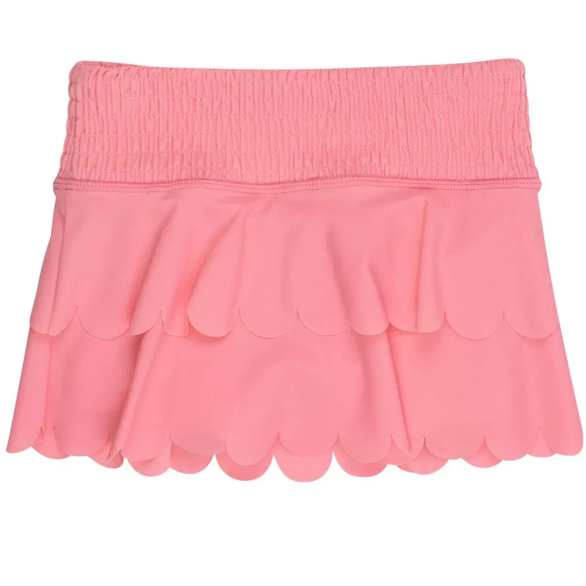 Детская юбка-шорты с воланами Активная RuffleButts, Bubblegum Pink — фото 2