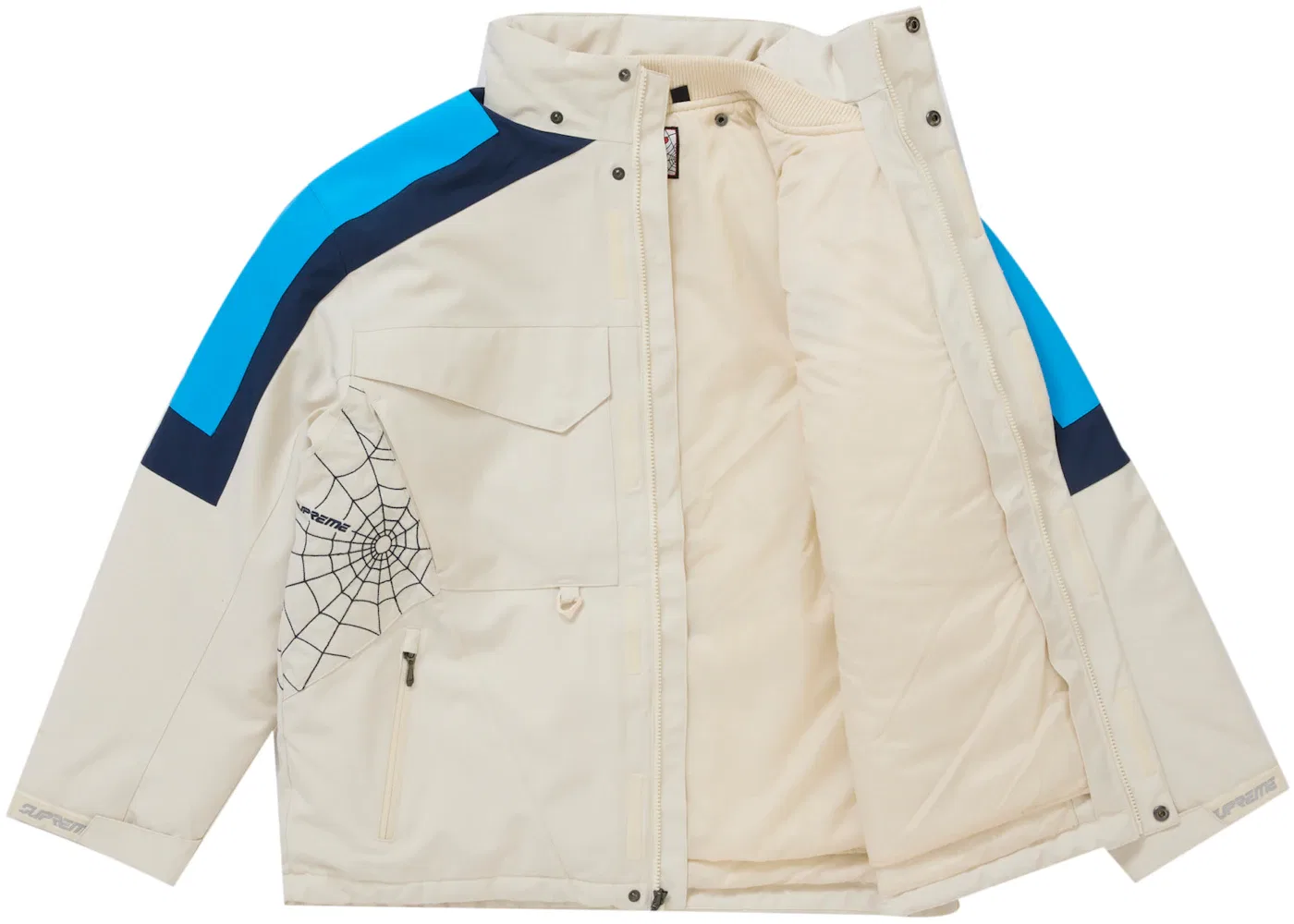 Мужская куртка из технической ткани с моделью Jacket Supreme, White — фото 4