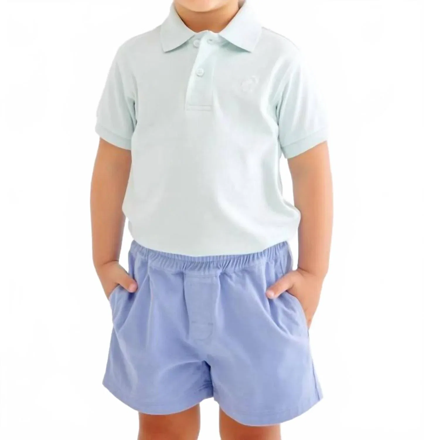 Детские шорты на резинке хлопковые Sheffield Pull On Shorts Beaufort Bonnet, Park City Periwinkle
