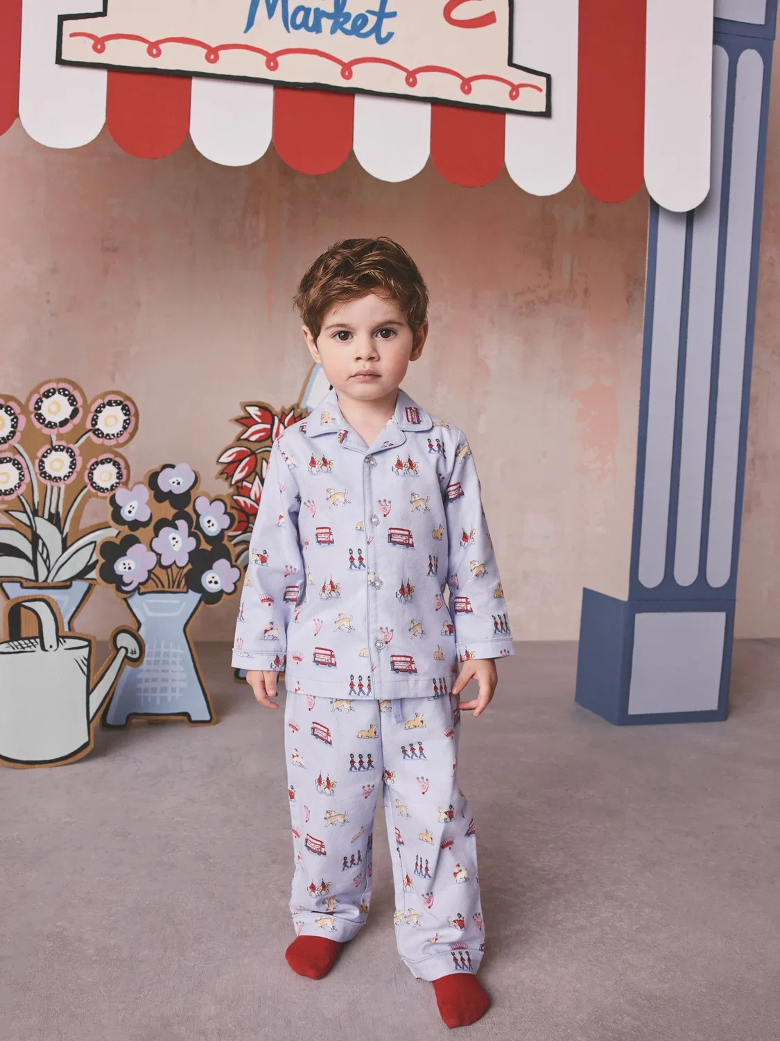 Пижама Single Button Through, Cath Kidston Next, синий