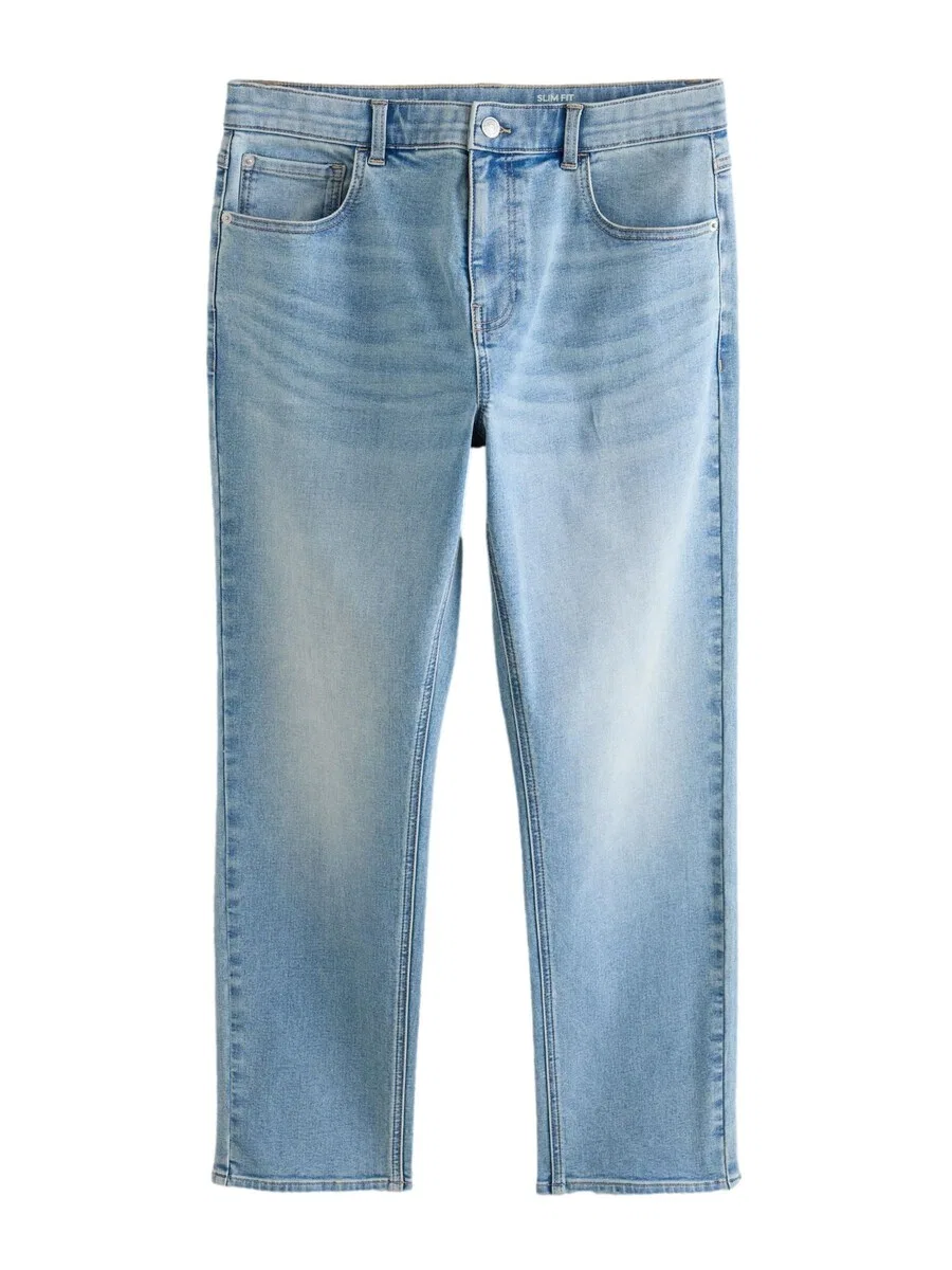 Джинсы Next Slim fit 'Essential' из синего денима