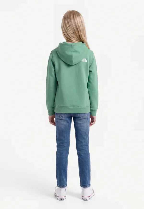 Худи с капюшоном влагоотводящая Teen Essential Drew Peak Unisex The North Face, Light Green, светло-зеленый — фото 2