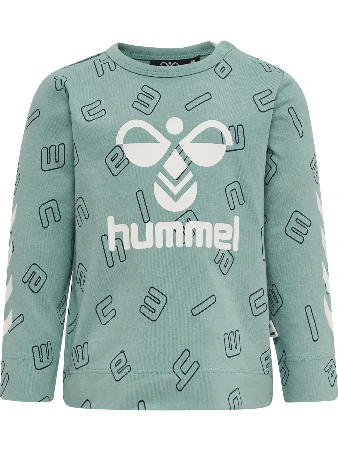 Детская футболка с длинным рукавом Hmlathens Hummel, Blau Tiefseeblau Mediterranes Blau