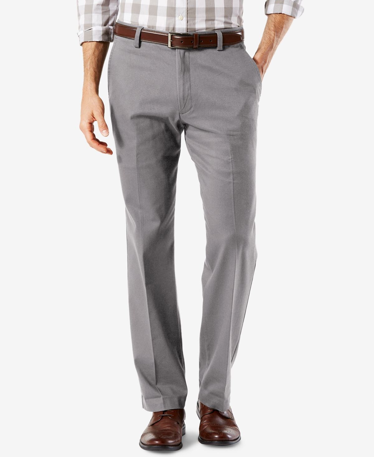 

Мужские эластичные брюки цвета хаки easy straight fit Dockers, мульти