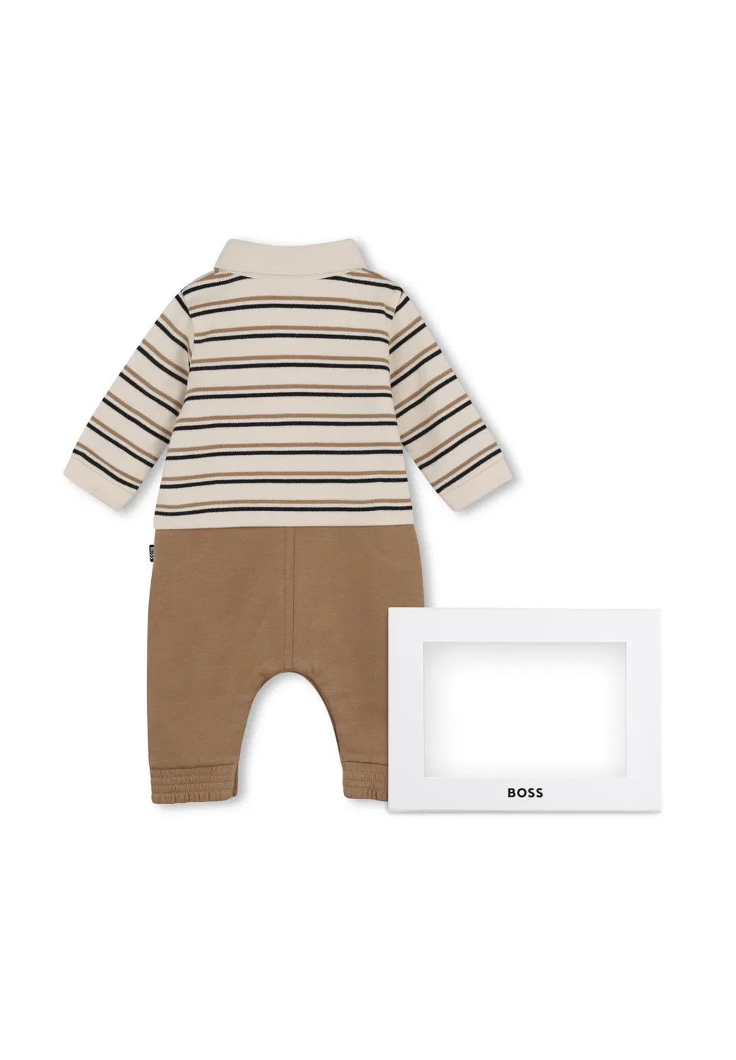 Комбинезончик "Все в одном" для малыша Boss Kidswear, New Beige — фото 2