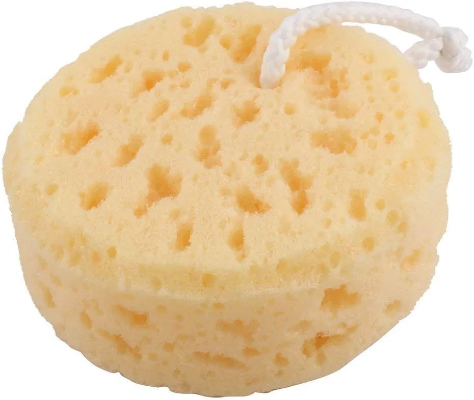 Губка для тела круглая, Light Yellow Unknown