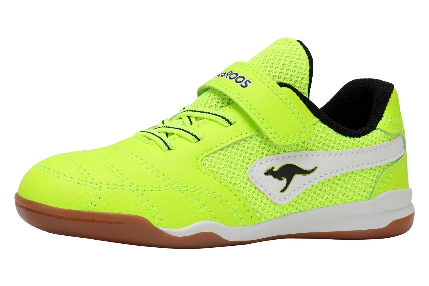 Спортивные кроссовки Kangaroos неоново-зеленого цвета