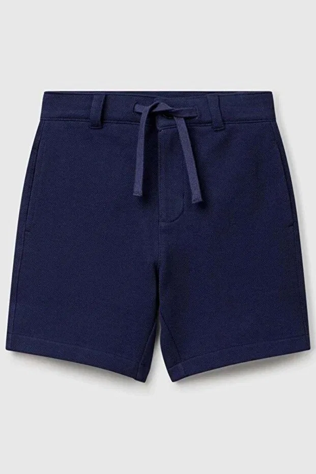 Детские шорты для мальчиков классические Benetton, Navy Blue