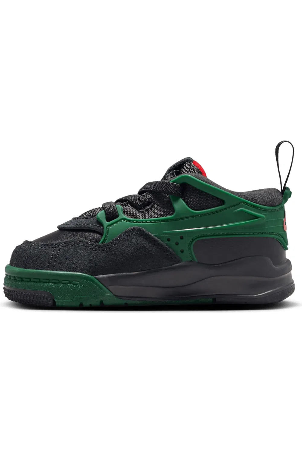 Детские кроссовки спортивные Air Jordan 4 RM Jordan, 003 черный/зеленый — фото 2