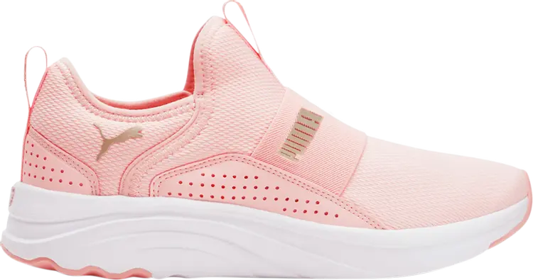 

Кроссовки Puma Wmns Softride Sophia Slip-On Rose Dust Gold, розовый