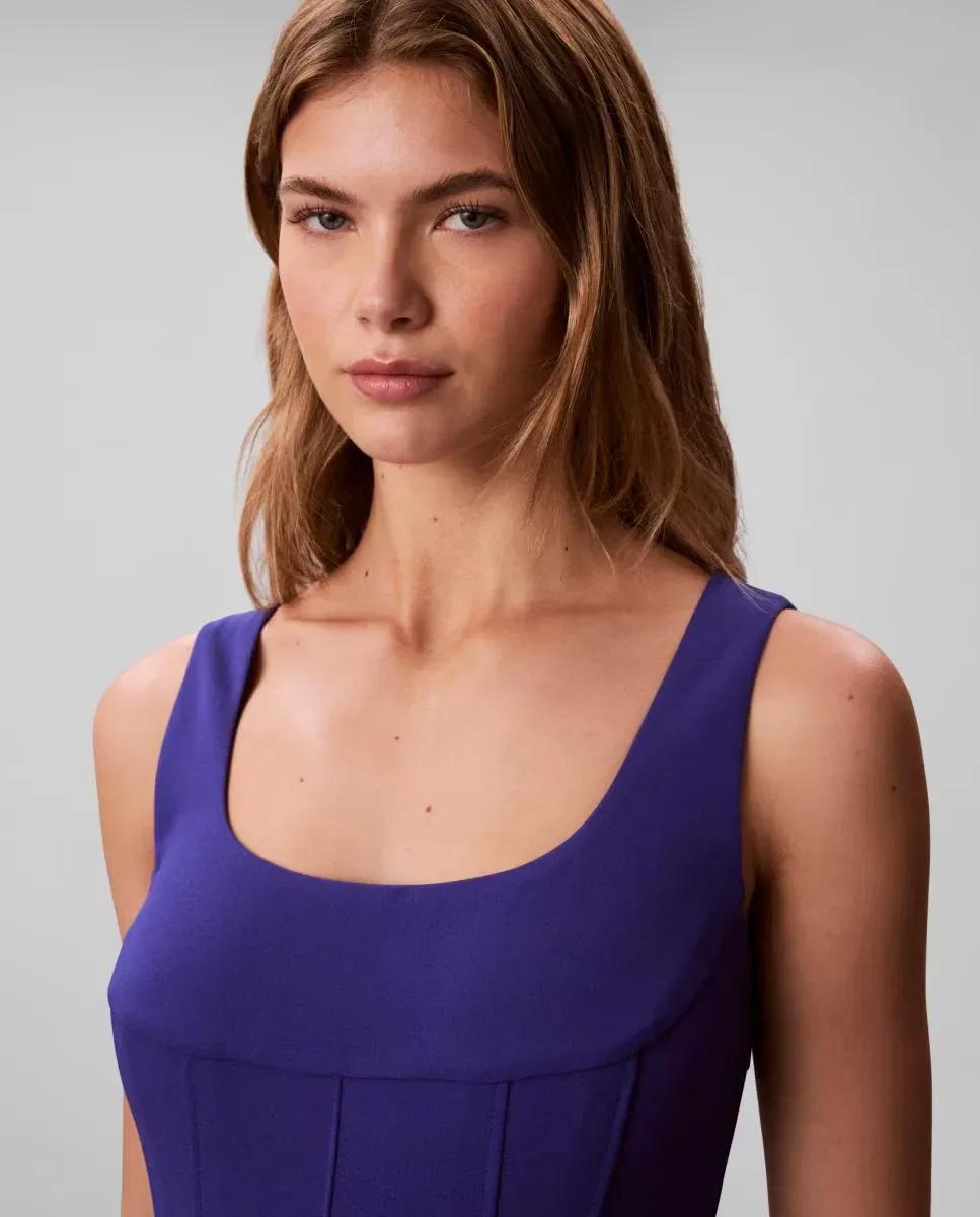 Женский комбинезон с круглым вырезом Calvin Klein, Azul — фото 2