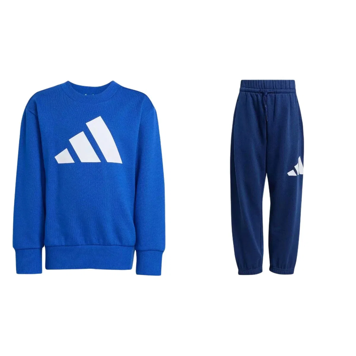 Детский комплект спортивной одежды с круглым вырезом Adidas, Blue
