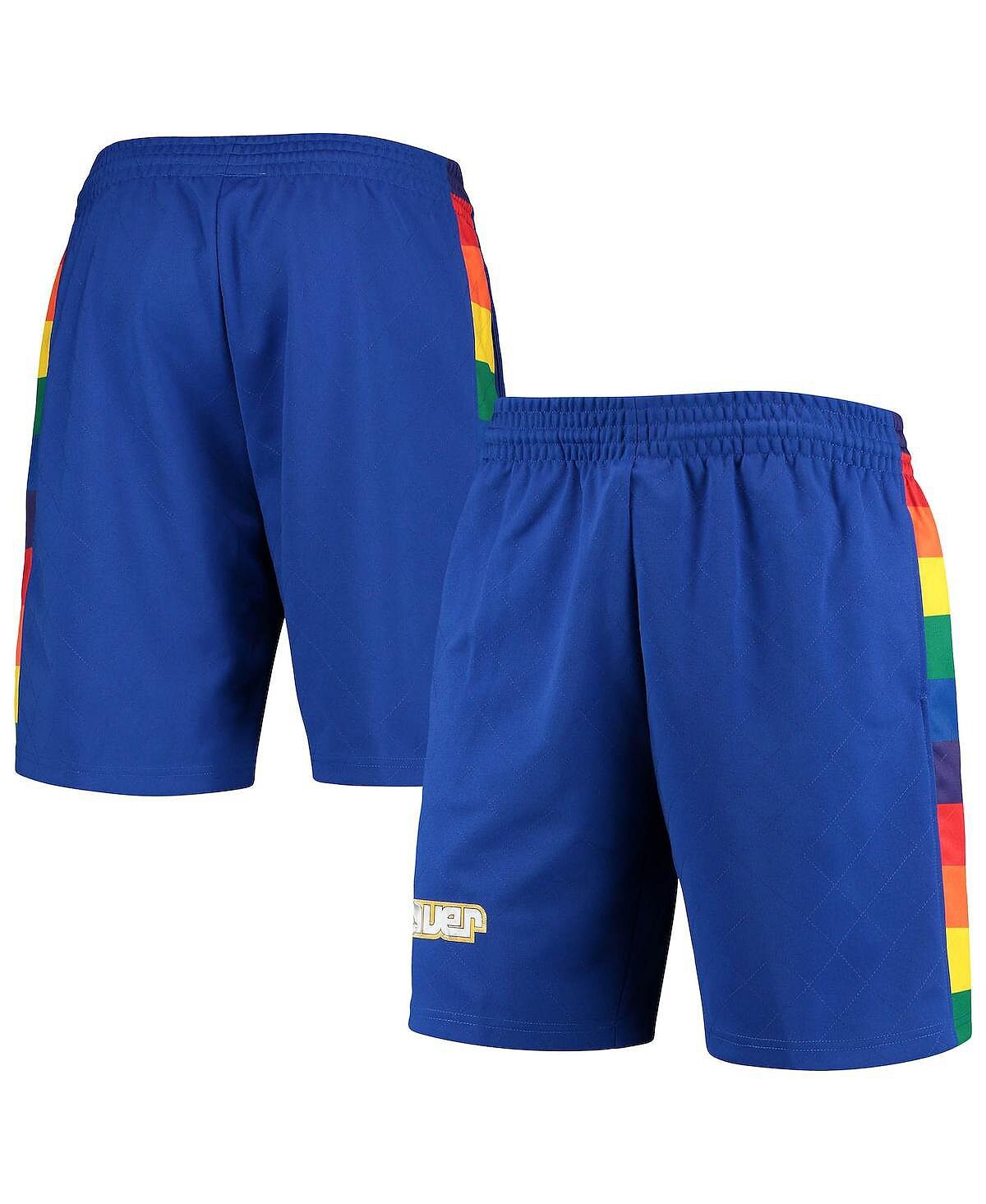 

Мужские синие шорты denver nuggets 1991 hardwood classics 75th anniversary swingman Mitchell & Ness, синий