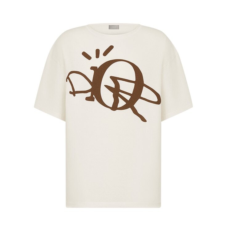 

Футболка Dior x Cactus Jack Oversized T-Shirt 'White', белый