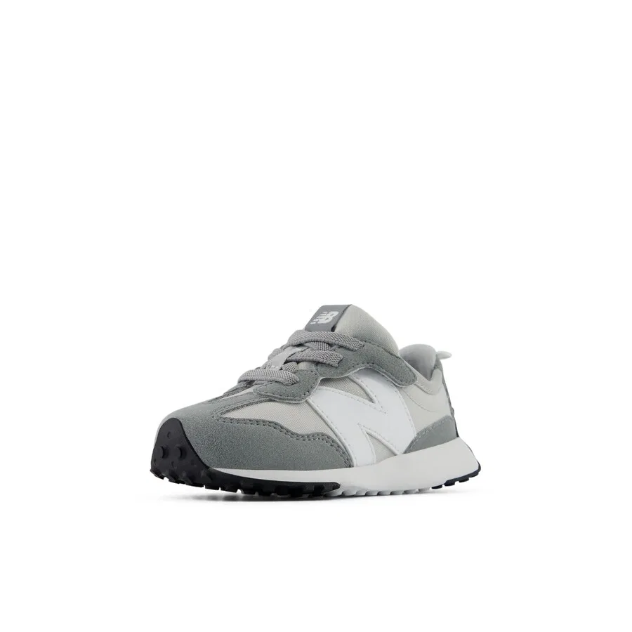 Кроссовки New Balance '327 New-B' в серо-бежевом темно-сером цвете