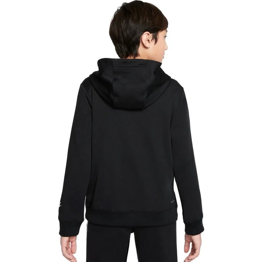 Детский худи Nike B Nsw Repeat Pk Fz Hoodie, Черный — фото 4