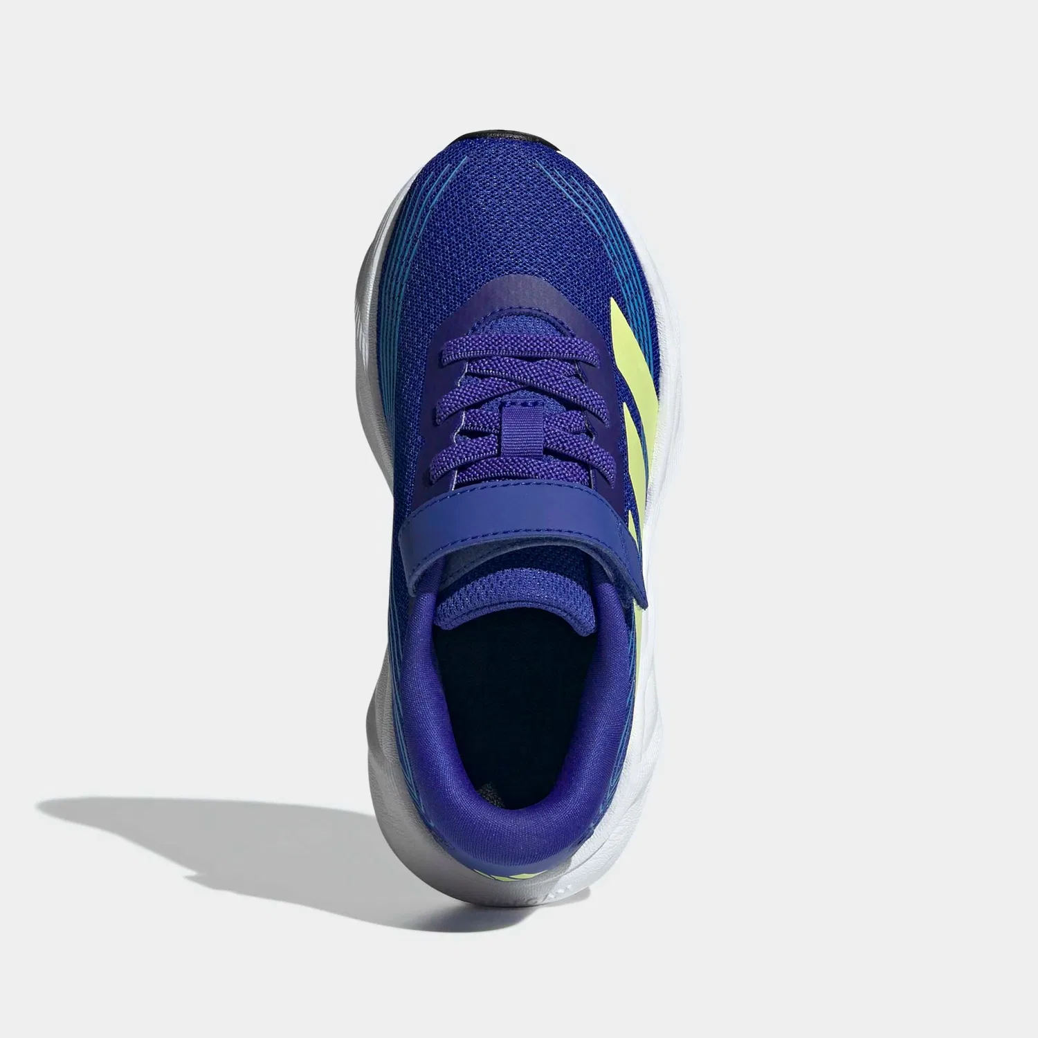 Детские спортивные кроссовки с Cloudfoam Adidas Sportswear, Lucid Blue/Frozen Lemon/Lucid Ray Blue — фото 4