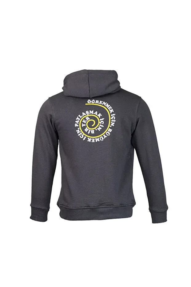 Детское худи для девочек с принтом Yöm Schools Okul, Multicolor — фото 2