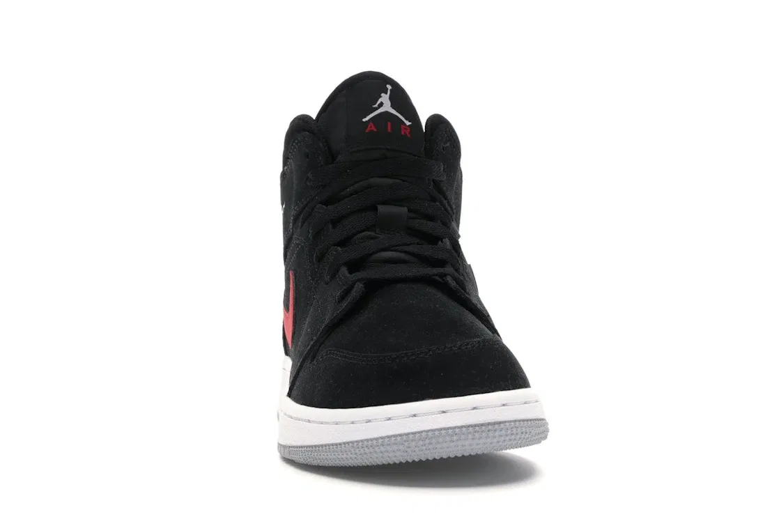 Детские кроссовки Lifestyle Jordan 1 Mid Jordan, Black/Varsity Red/Varsity Royal/White/Cement Grey — фото 2