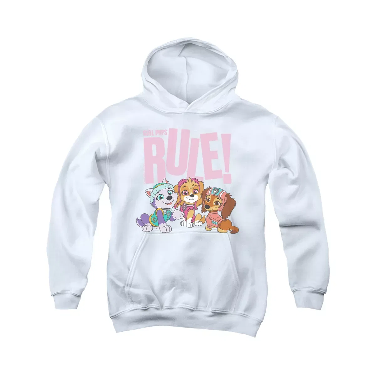 Детский худи с принтом Paw Patrol Girl Pups Rule PAW Patrol, White