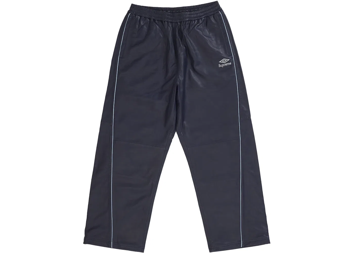 Мужские брюки из кожи Umbro Leather Track Pant Supreme, Navy